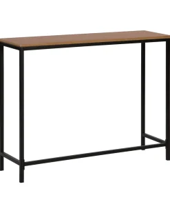 Cheap Beliani Konsolipoyta Tumma Puu/Musta Tulia