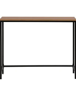 Cheap Beliani Konsolipoyta Tumma Puu/Musta Tulia