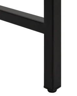 Cheap Beliani Konsolipoyta Tumma Puu/Musta Tulia