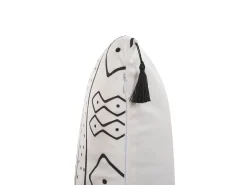 Tekstiilit<Beliani Koristetyyny 2 Kpl 30 X 50 Cm Mustavalkoinen Schefflera