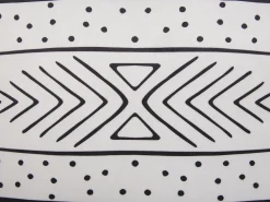 Tekstiilit<Beliani Koristetyyny 2 Kpl 30 X 50 Cm Mustavalkoinen Schefflera