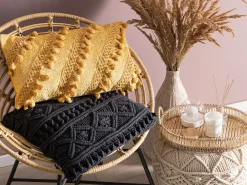 Best Beliani Koristetyyny 30 X 50 Cm Keltainen Ayroor