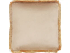 Tekstiilit<Beliani Koristetyyny 40 X 40 Cm Samettinen Beige Pothos