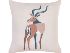 Tekstiilit<Beliani Koristetyyny Beige 45 X 45 Cm 2 Kpl Abal