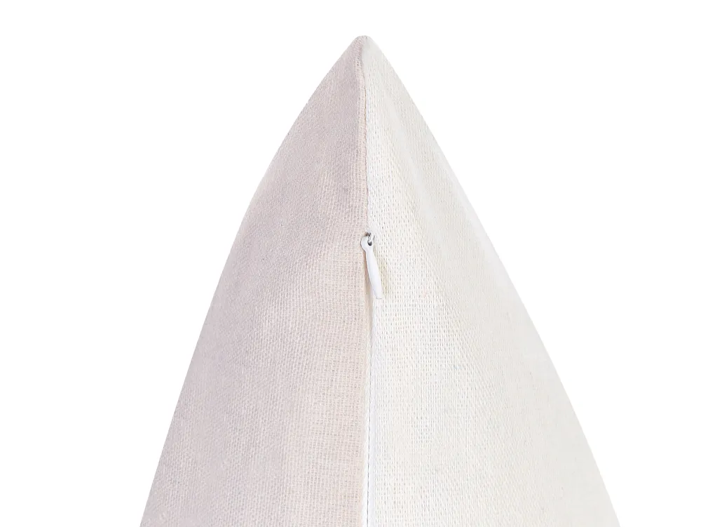 Tekstiilit<Beliani Koristetyyny Beige 45 X 45 Cm 2 Kpl Abal