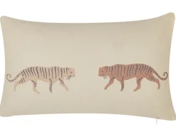 Tekstiilit<Beliani Koristetyyny Beige 30 X 50 Cm 2 Kpl Nierembergia