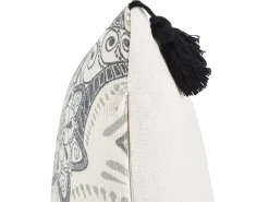 Cheap Beliani Koristetyyny Beige/Harmaa 45 X 45 Cm 2 Kpl Blechnum