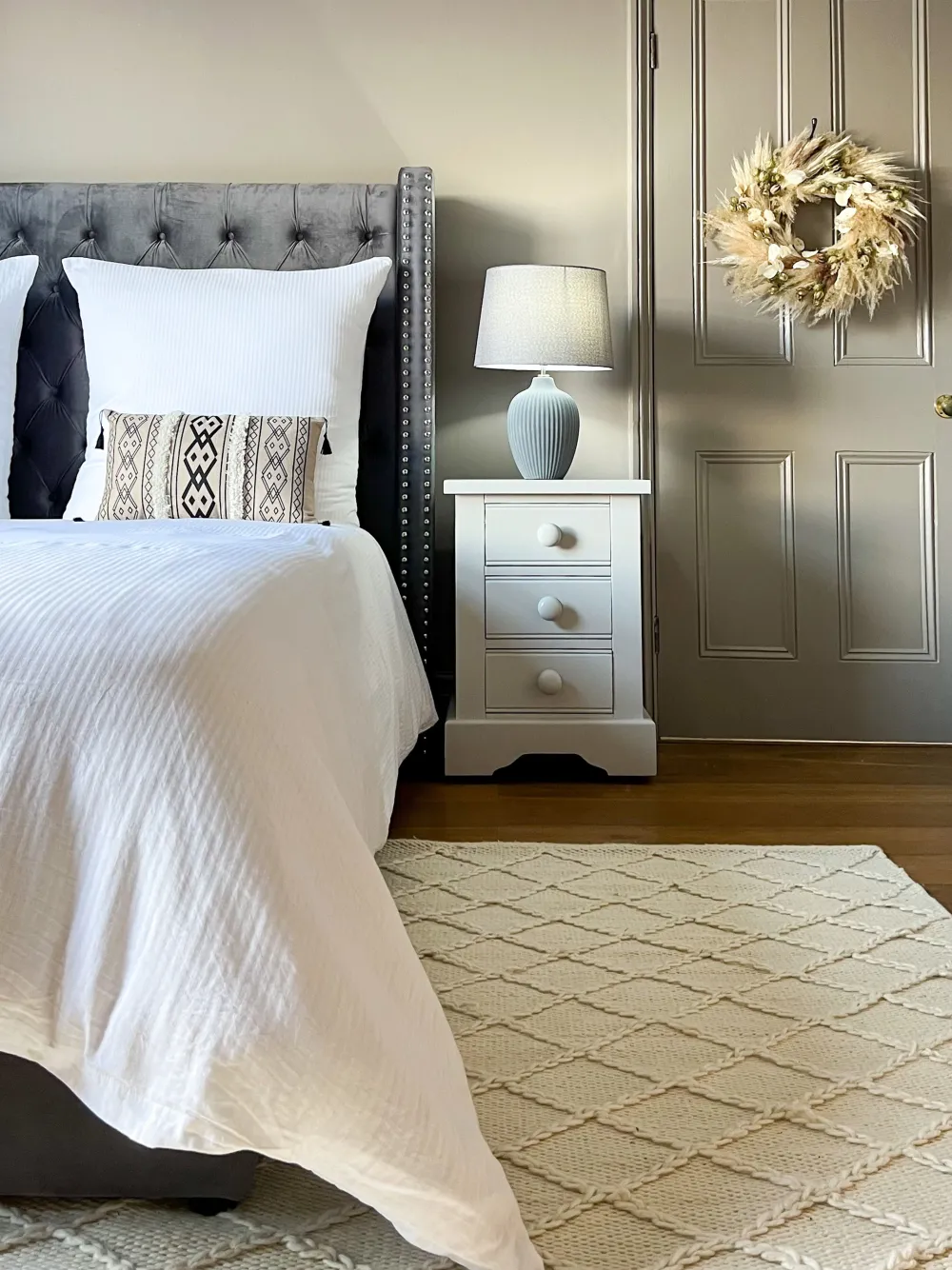 Store Beliani Koristetyyny Beige/Musta 30 X 50 Cm 2 Kpl Pulmonaria