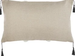 Store Beliani Koristetyyny Beige/Musta 30 X 50 Cm 2 Kpl Pulmonaria