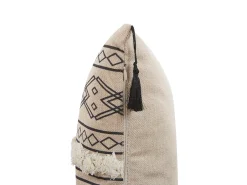 Store Beliani Koristetyyny Beige/Musta 30 X 50 Cm 2 Kpl Pulmonaria