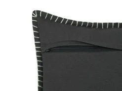 New Beliani Koristetyyny Harmaa Kohokuvioitu 45 X 45 Cm 2 Kpl Melur