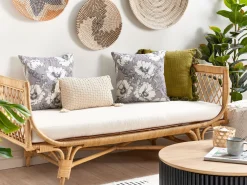 Best Beliani Koristetyyny Harmaa/Luonnonvalkoinen 45 X 45 Cm 2 Kpl Sophora