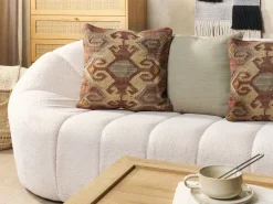 Discount Beliani Koristetyyny Juutti Monivarinen 45 X 45 Cm 2 Kpl Urpad