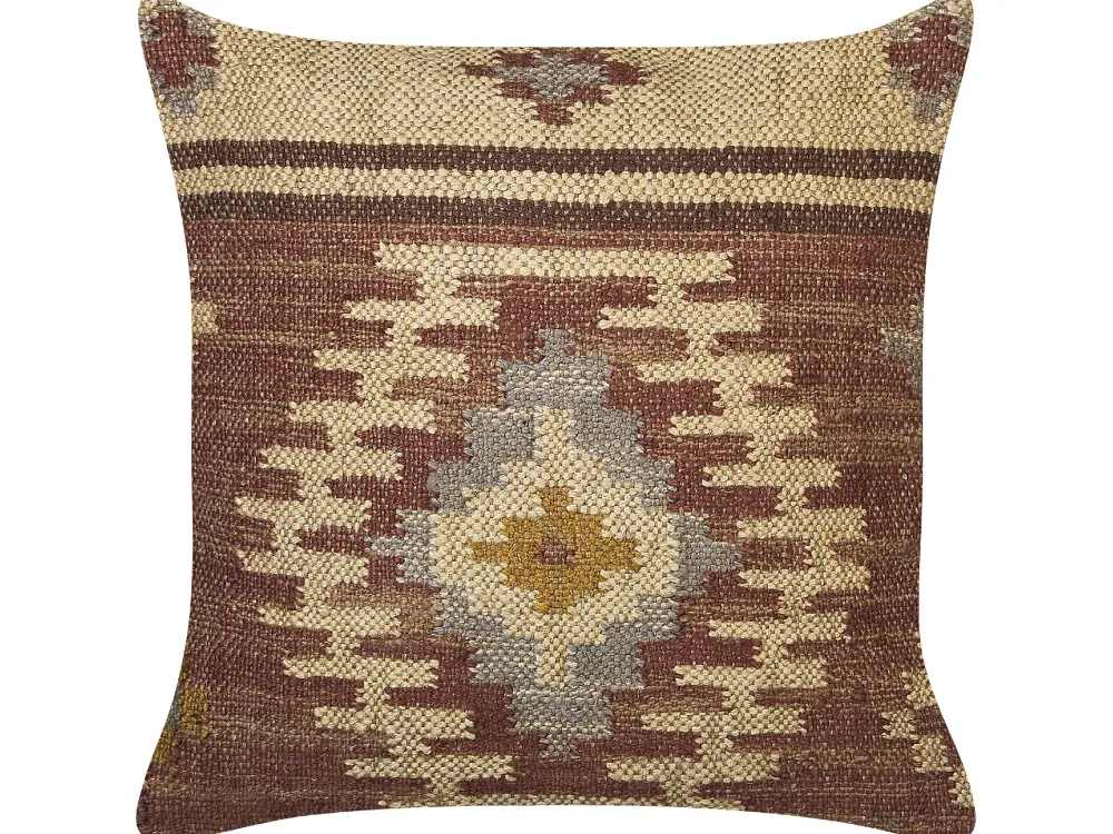 Tekstiilit<Beliani Koristetyyny Juutti Monivarinen 45 X 45 Cm Beel