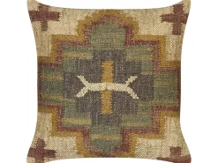 Shop Beliani Koristetyyny Juutti Monivarinen 45 X 45 Cm 2 Kpl Pulicat