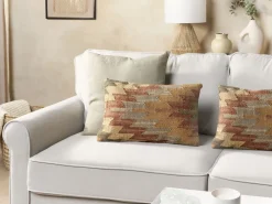 Store Beliani Koristetyyny Juutti Monivarinen 30 X 50 Cm 2 Kpl Deepor