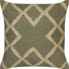 Cheap Beliani Koristetyyny Juutti Vihrea/Beige 45 X 45 Cm Gopi