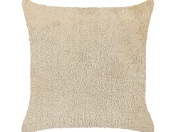 Fashion Beliani Koristetyyny Kangas Beige 45 X 45 Cm Pilea