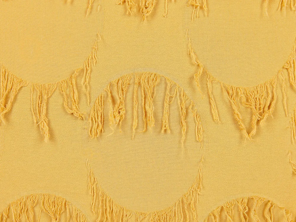 Tekstiilit<Beliani Koristetyyny Kangas Keltainen 45 X 45 Cm 2 Kpl Agastache