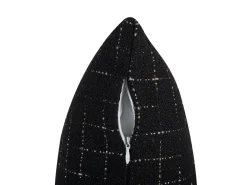 Fashion Beliani Koristetyyny Kangas Musta 45 X 45 Cm 2 Kpl Bellflower