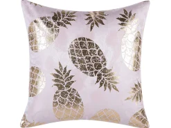 Best Sale Beliani Koristetyyny Kangas Vaaleanpunainen 45 X 45 Cm 2 Kpl Astilbe