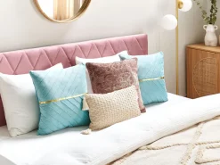 Flash Sale Beliani Koristetyyny Kangas Vaaleansininen 45 X 45 Cm 2 Kpl Coneflower