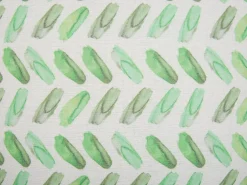 Cheap Beliani Koristetyyny Kangas Valkoinen/Vihrea 45 X 45 Cm 2 Kpl Prunus