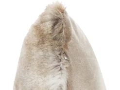 Sale Beliani Koristetyyny Keinoturkis Vaaleanruskea 45 X 45 Cm 2 Kpl Hordeum