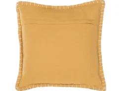 Outlet Beliani Koristetyyny Keltainen Kohokuvioitu 45 X 45 Cm 2 Kpl Kavalam