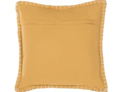 Best Beliani Koristetyyny Keltainen Kohokuvioitu 45 X 45 Cm Kavalam