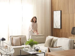 Tekstiilit<Beliani Koristetyyny 2Kpl 45 X 45 Cm Beige Guzmania