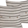 Tekstiilit<Beliani Koristetyyny 2Kpl 45 X 45 Cm Beige/Musta Cynara