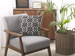 Tekstiilit<Beliani Koristetyyny 2Kpl 45 X 45 Cm Mustavalkoinen Beskoz