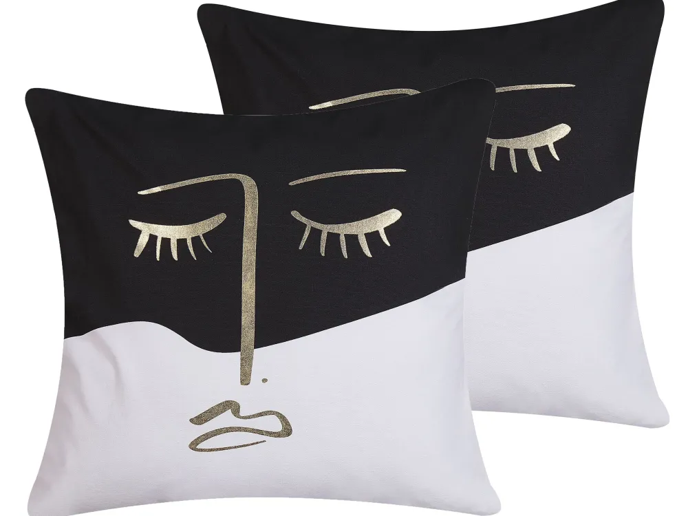 Cheap Beliani Koristetyyny 2Kpl 45 X 45 Cm Monivarinen Abelia