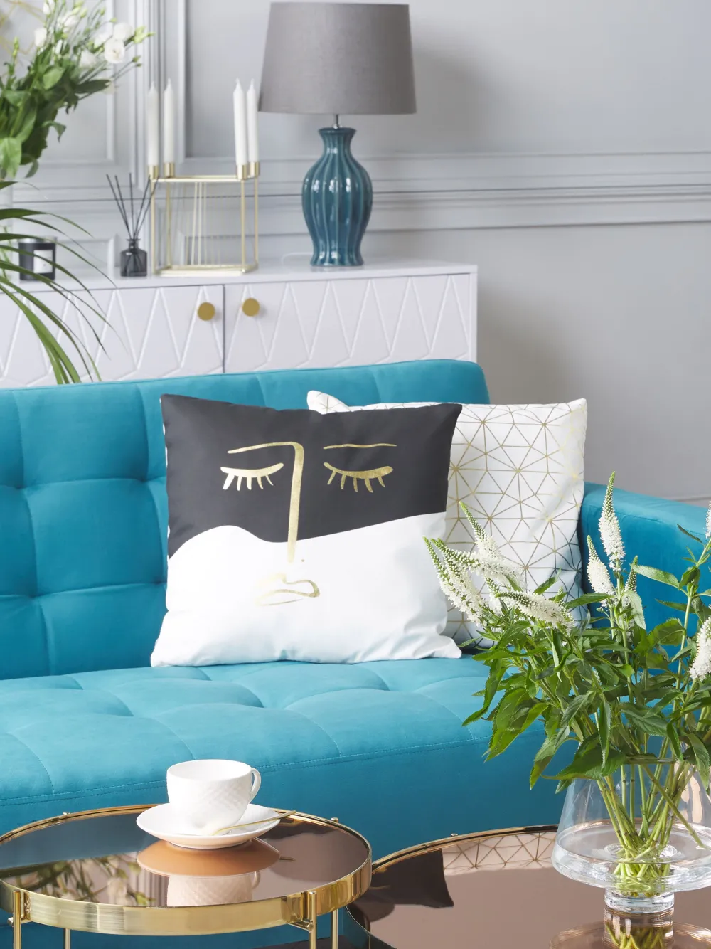 Cheap Beliani Koristetyyny 2Kpl 45 X 45 Cm Monivarinen Abelia