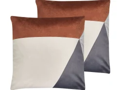 Best Sale Beliani Koristetyyny 2Kpl 45 X 45 Cm Monivarinen Campsis