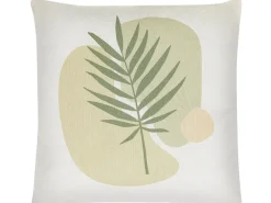 Cheap Beliani Koristetyyny 2Kpl 45 X 45 Cm Vihrea/Beige Microsorum