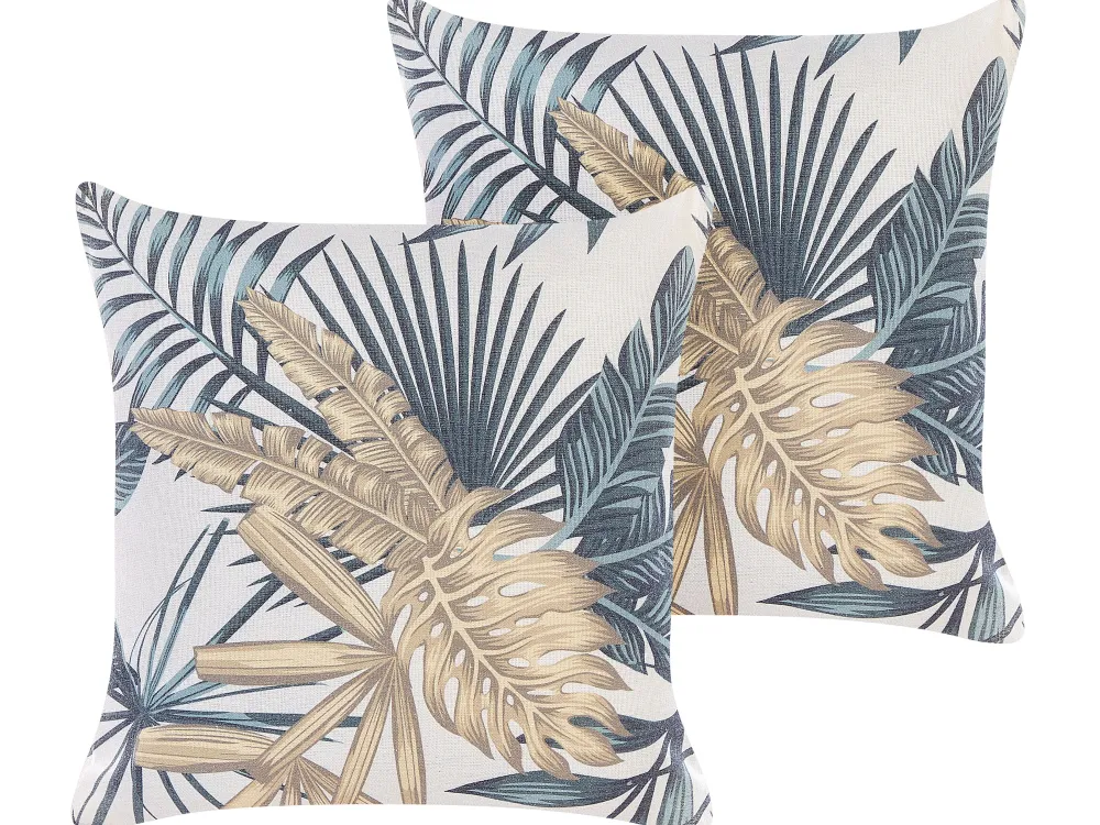 Tekstiilit<Beliani Koristetyyny Monivarinen 45 X 45 Cm 2 Kpl Tagetes