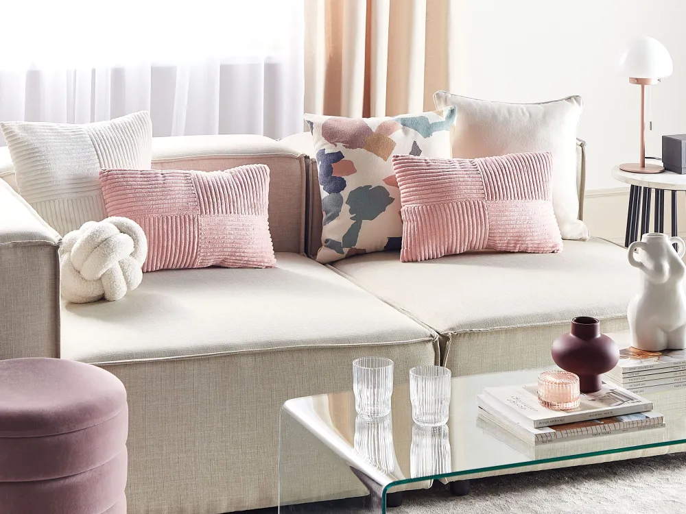 Tekstiilit<Beliani Koristetyyny Monivarinen 45 X 45 Cm 2 Kpl Fothergilla