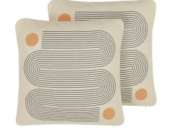 Tekstiilit<Beliani Koristetyyny Monivarinen 45 X 45 Cm 2 Kpl Calibrachoa