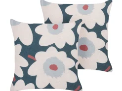 Tekstiilit<Beliani Koristetyyny Monivarinen 45 X 45 Cm 2 Kpl Sesbania