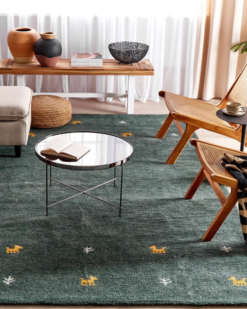 Tekstiilit<Beliani Koristetyyny Pellava Keltainen 45 X 45 Cm 2 Kpl Sagina