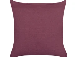 Tekstiilit<Beliani Koristetyyny Pellava Purppura 45 X 45 Cm 2 Kpl Sagina