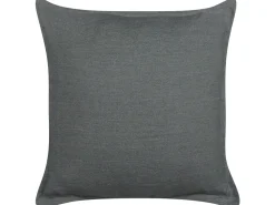 Tekstiilit<Beliani Koristetyyny Pellava Tummanharmaa 45 X 45 Cm 2 Kpl Subulata