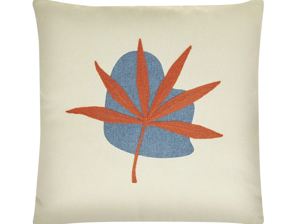 Tekstiilit<Beliani Koristetyyny Punainen Kirjailtu 45 X 45 Cm 2 Kpl Davallia