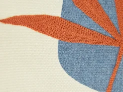 Tekstiilit<Beliani Koristetyyny Punainen Kirjailtu 45 X 45 Cm 2 Kpl Davallia