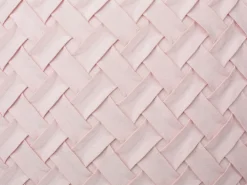 Shop Beliani Koristetyyny Punottu Vaaleanpunainen 45 X 45 Cm