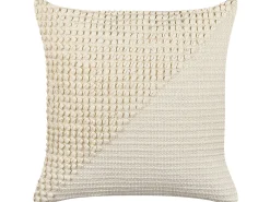 Tekstiilit<Beliani Koristetyyny Puuvilla Beige 45 X 45 Cm 2 Kpl Pellaea