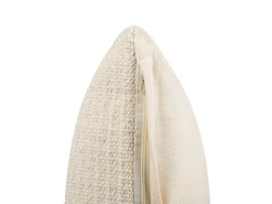 Tekstiilit<Beliani Koristetyyny Puuvilla Beige 45 X 45 Cm 2 Kpl Pellaea