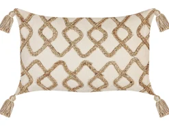 Tekstiilit<Beliani Koristetyyny Puuvilla Beige 30 X 50 Cm 2 Kpl Incana